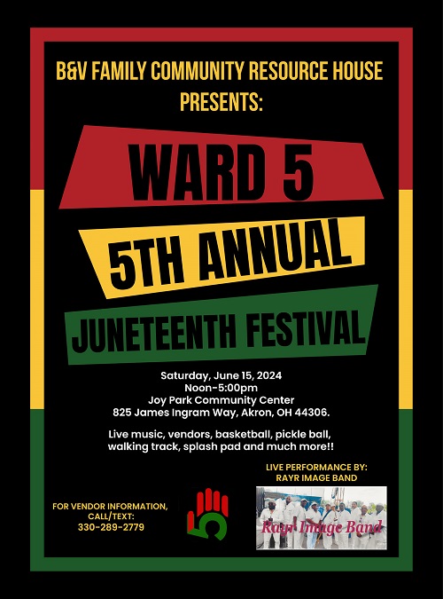 Joy Park Juneteenth festival flyer