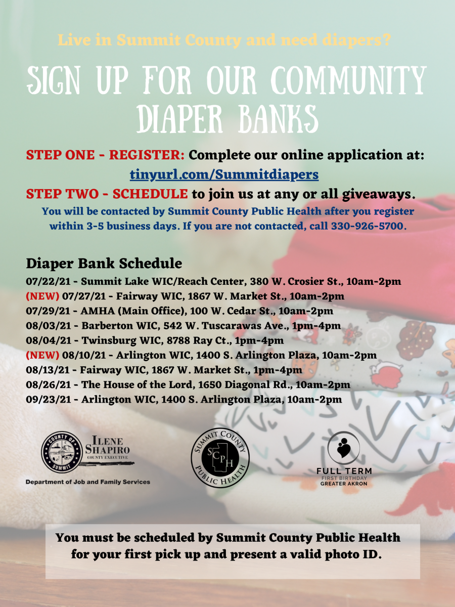 Diaper Bank Summit County Public Health