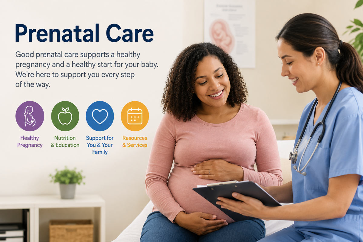 healthy pregnancy, nutrition and education, family support, and access to resources and services.
