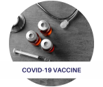 Image of vaccine vials and a syringe.