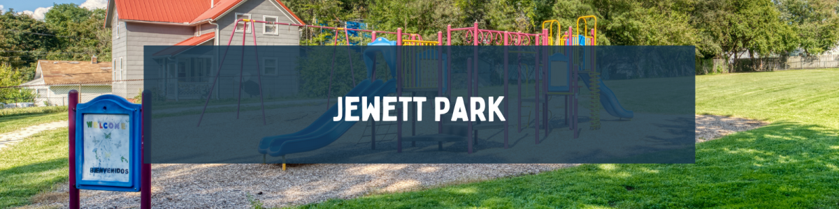 Image of playground with the text Kerr Park.